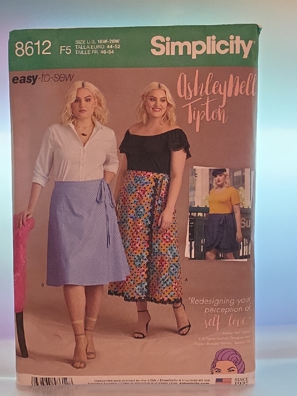 Simplicity Skirt Sewing Pattern Plus 8612